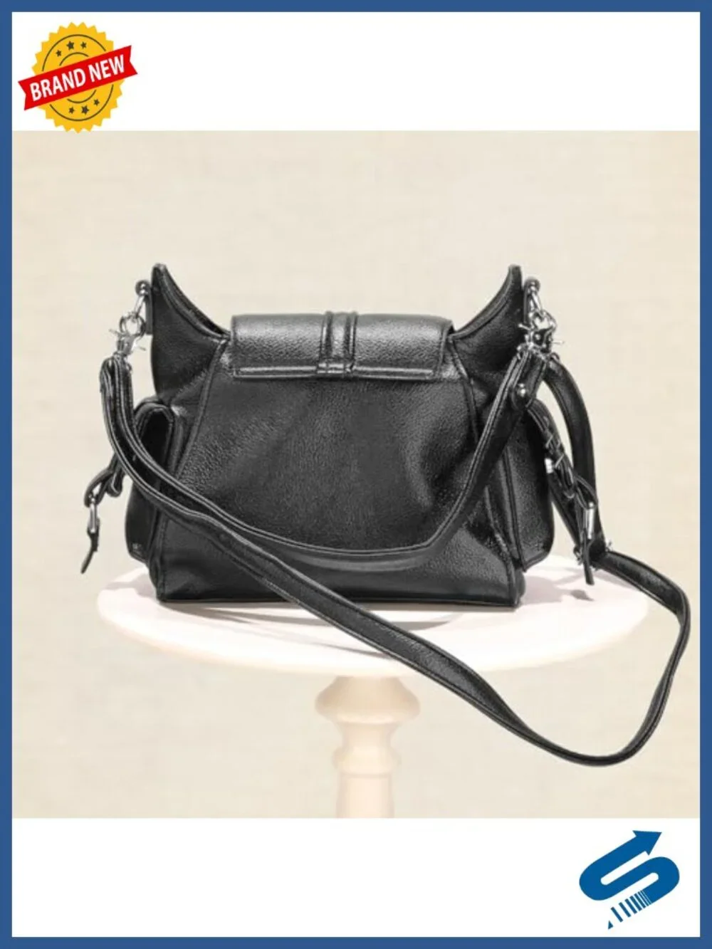 Mini Tote Bag Vegan Leather Hobo Purse with Dual Straps Crossbody Handbag